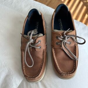 Sperry Boys Lanyard Boat Shoe Size 4.5
